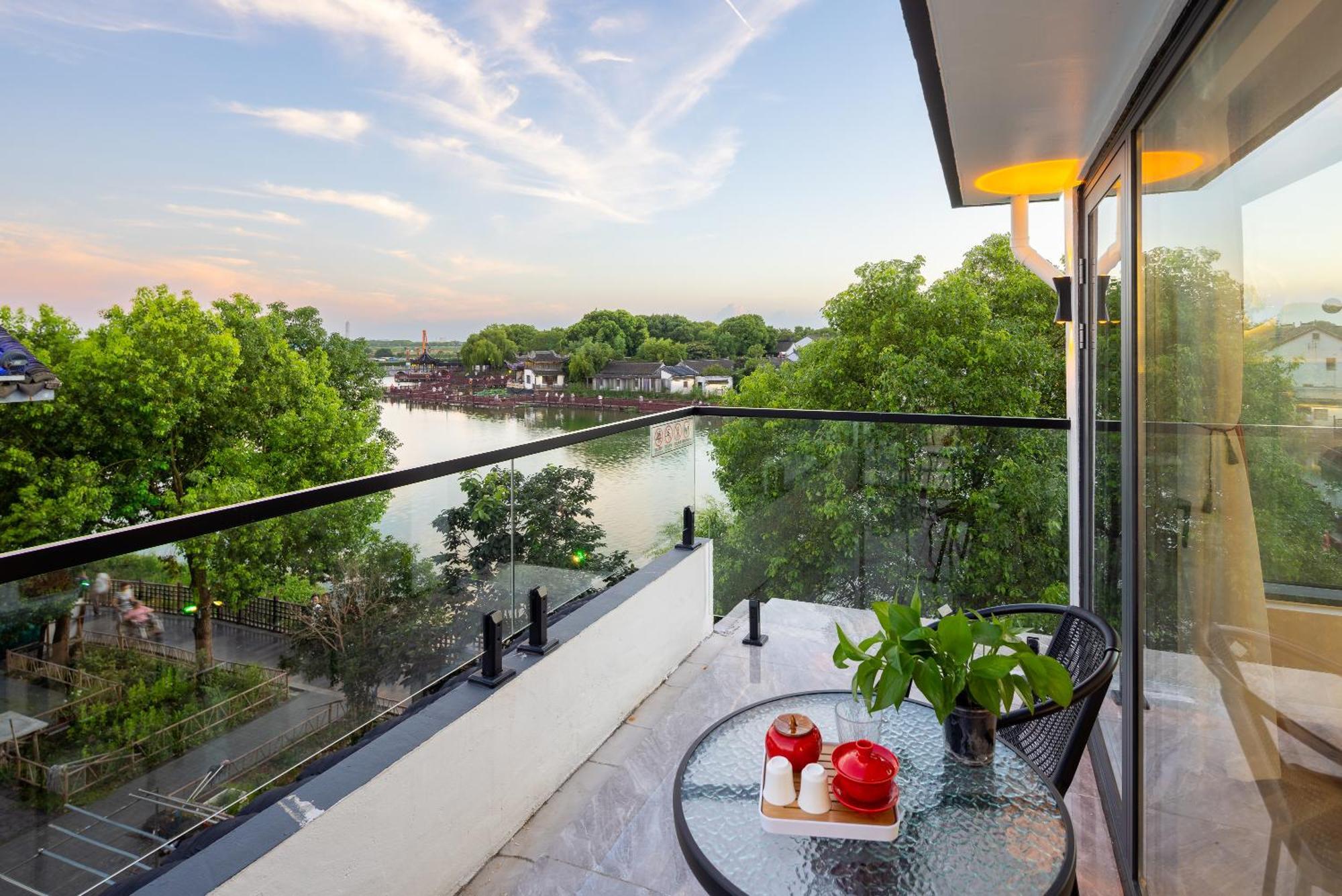 Suzhou Zhouzhuang Slowlife River View Lnn Kunshan  Eksteriør billede