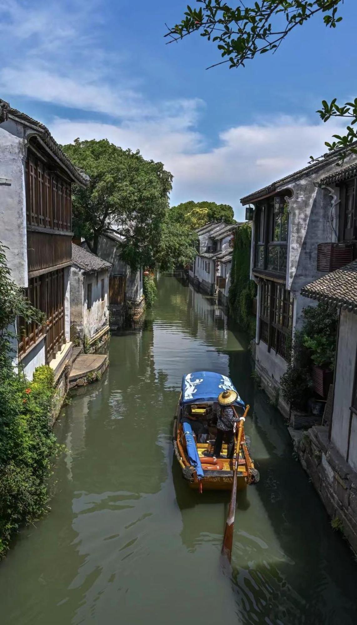 Suzhou Zhouzhuang Slowlife River View Lnn Kunshan  Eksteriør billede