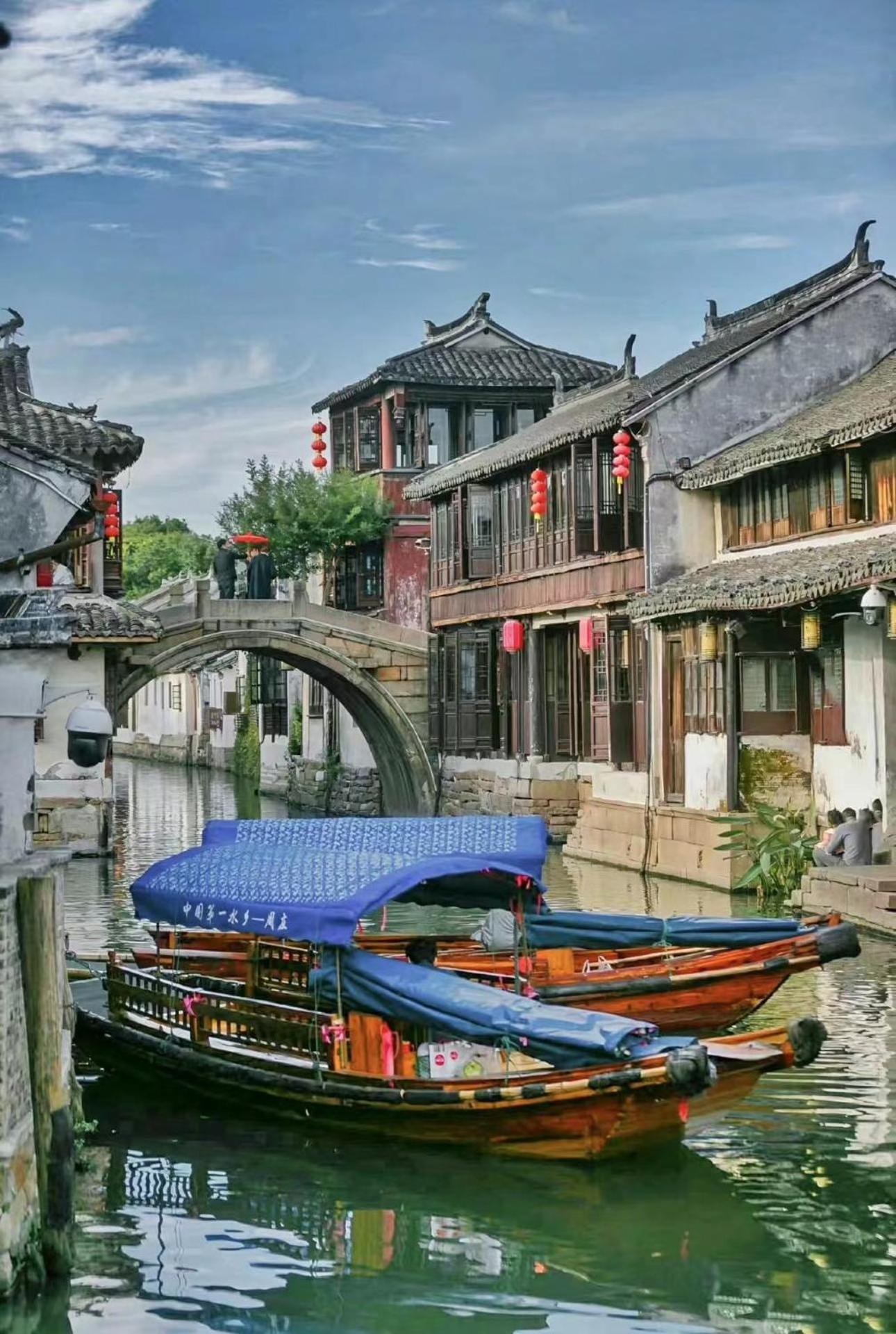 Suzhou Zhouzhuang Slowlife River View Lnn Kunshan  Eksteriør billede